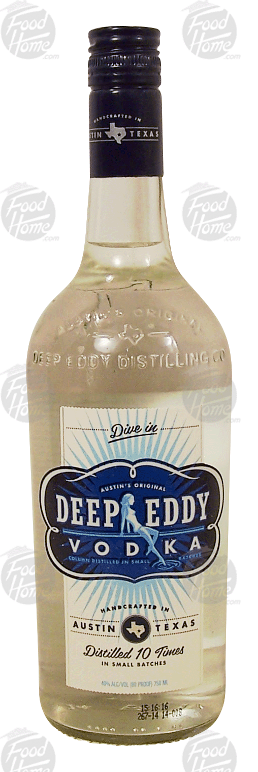 Deep Eddy  vodka, distilled 10 times in small batches, 40% alc. by vol. Full-Size Picture